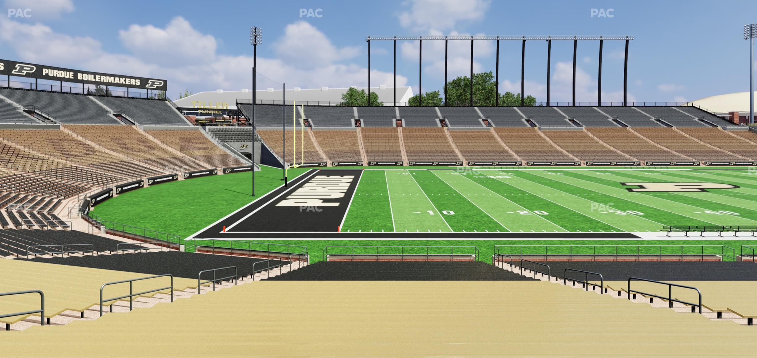 Seating view for Ross Ade Stadium Section 122