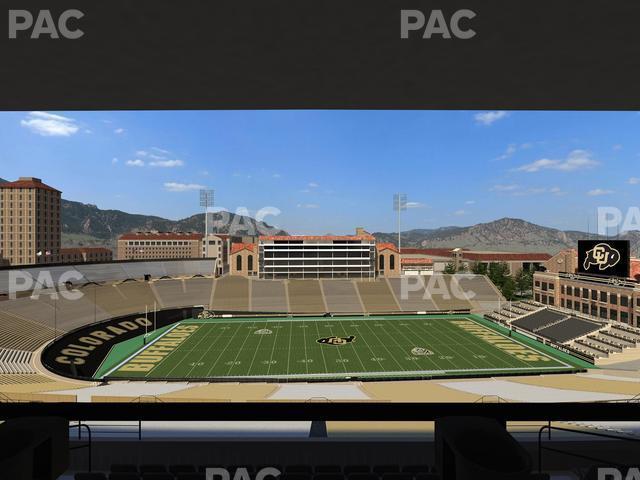 Seating view for Folsom Field Section 567