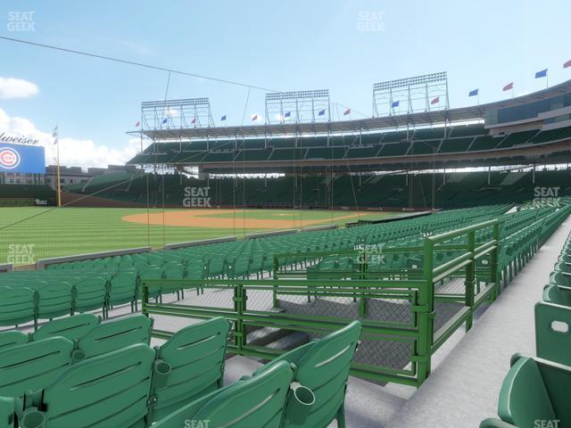 Seating view for Wrigley Field Section 105