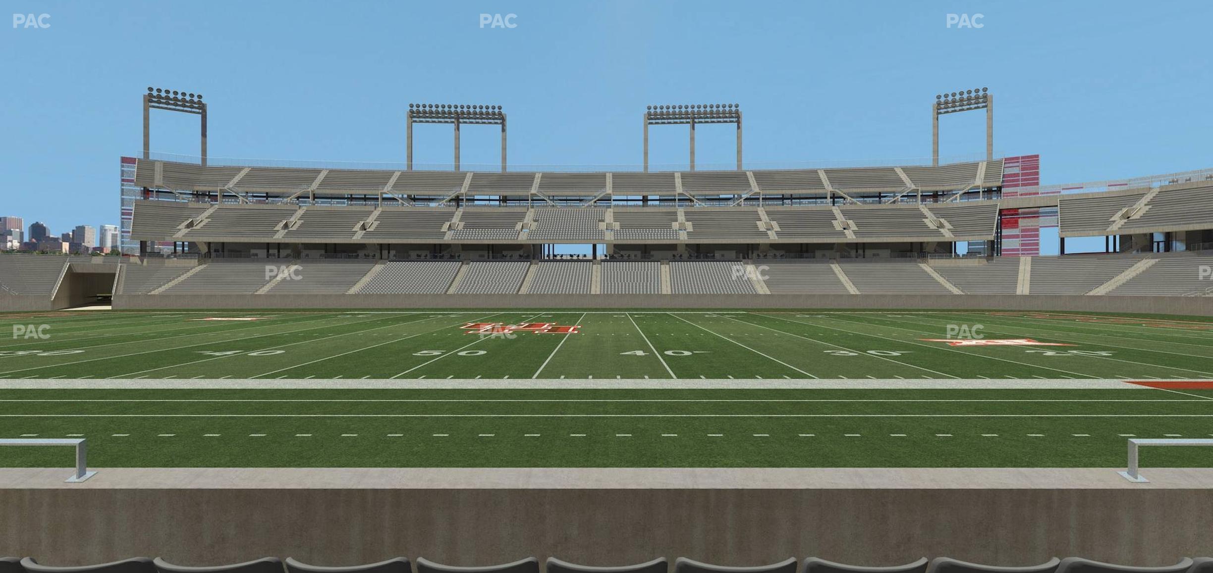 Seating view for TDECU Stadium Section 108