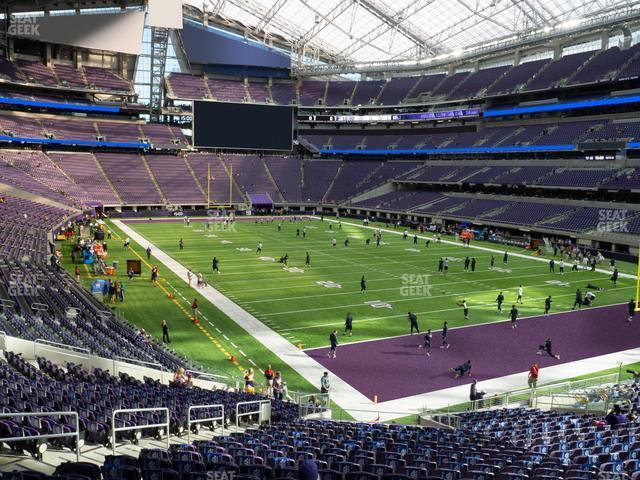 Seating view for U.S. Bank Stadium Section 101