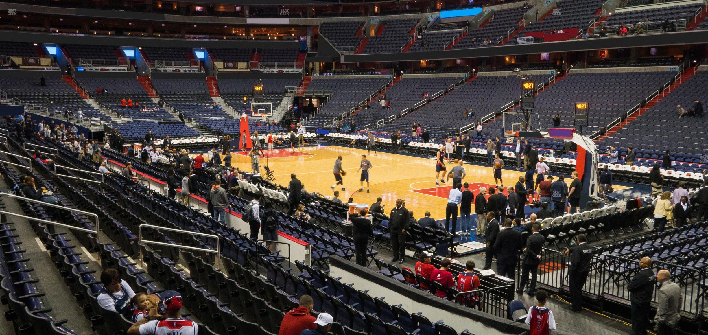 Seating view for Capital One Arena Section 103