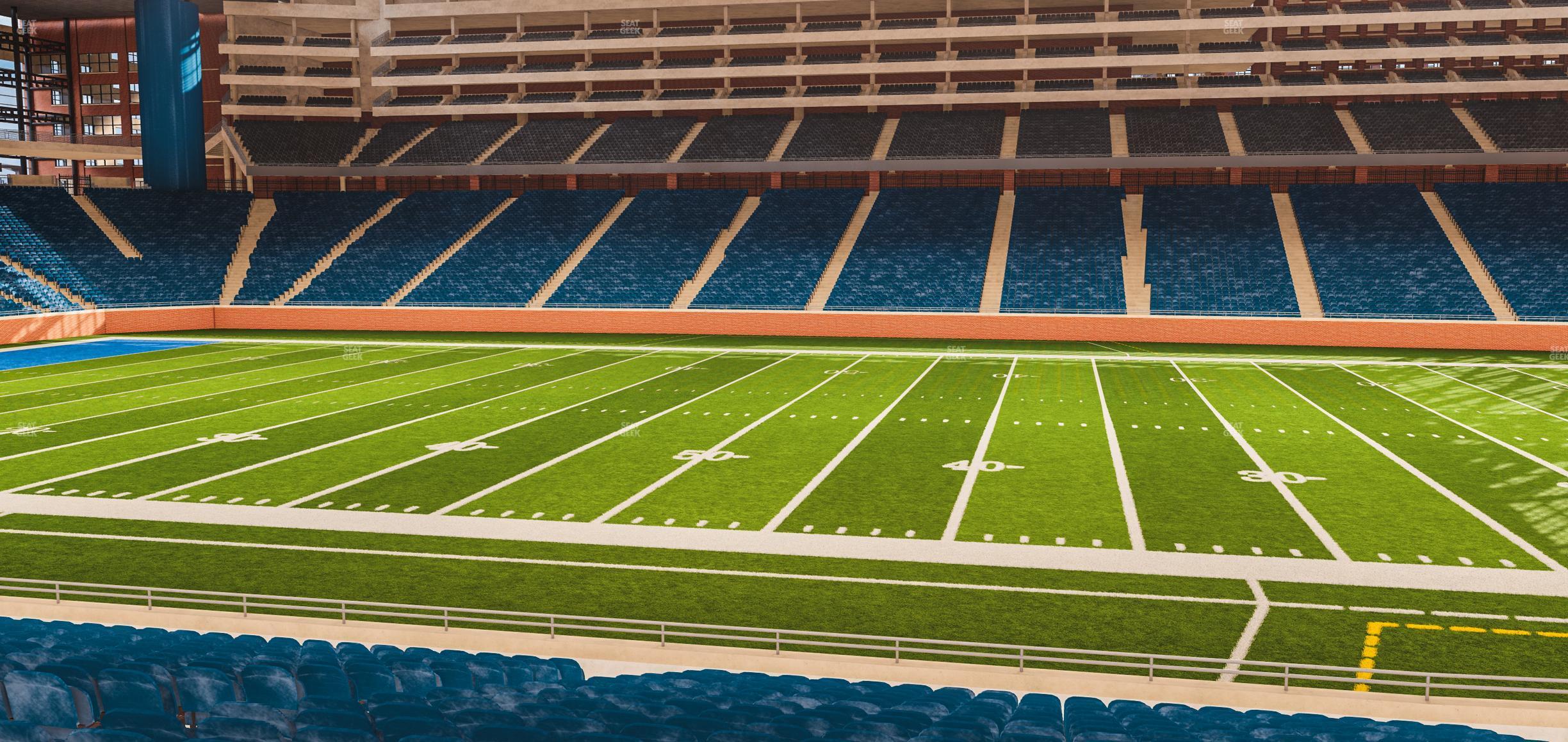 Seating view for Ford Field Section 128