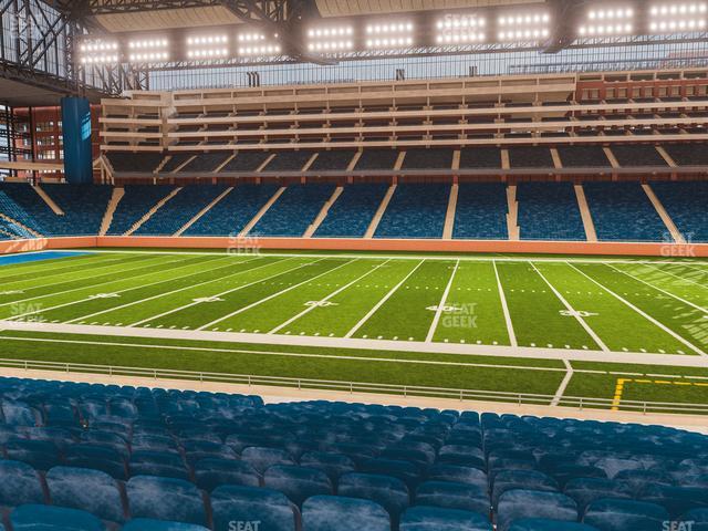 Seating view for Ford Field Section 128