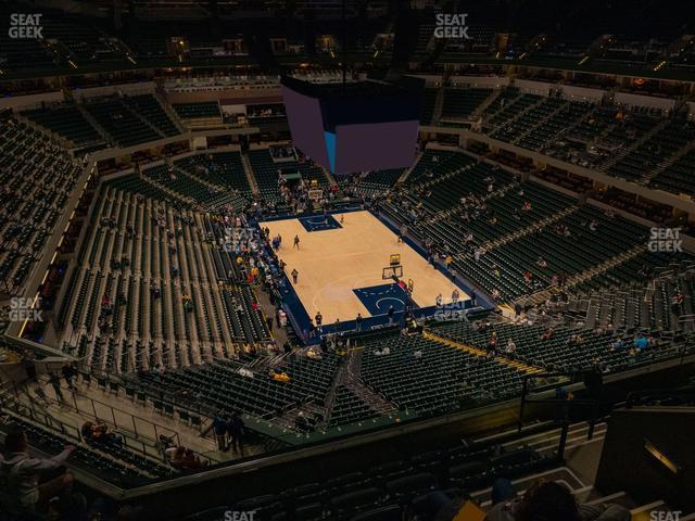 Seating view for Gainbridge Fieldhouse Section 202