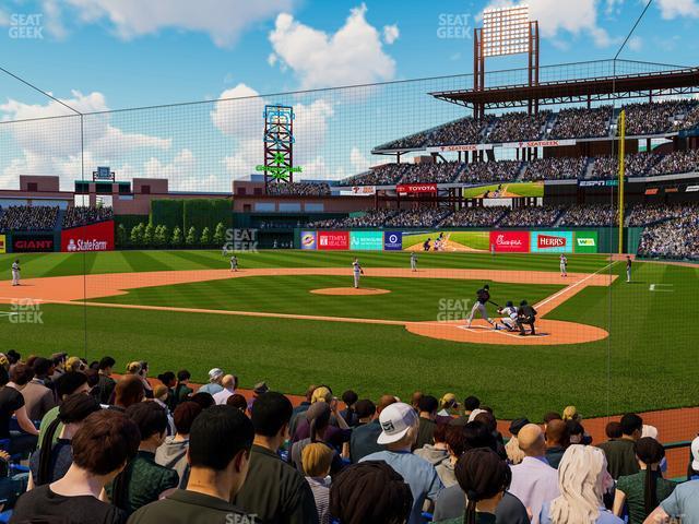 Seating view for Citizens Bank Park Section Dugout B