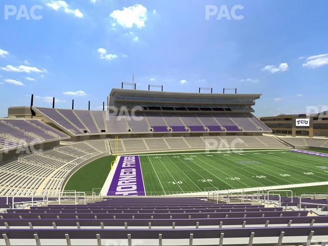 Seating view for Amon G. Carter Stadium Section 212