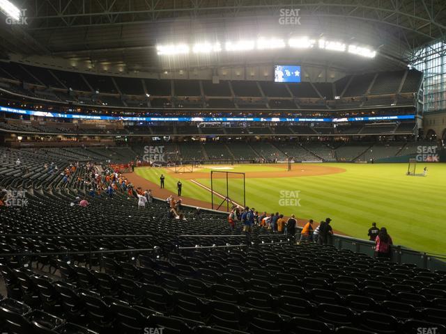 Seating view for Minute Maid Park Section 134