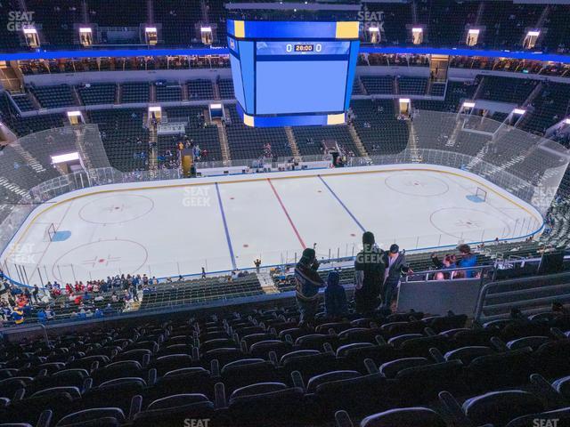 Seating view for Enterprise Center Section 321