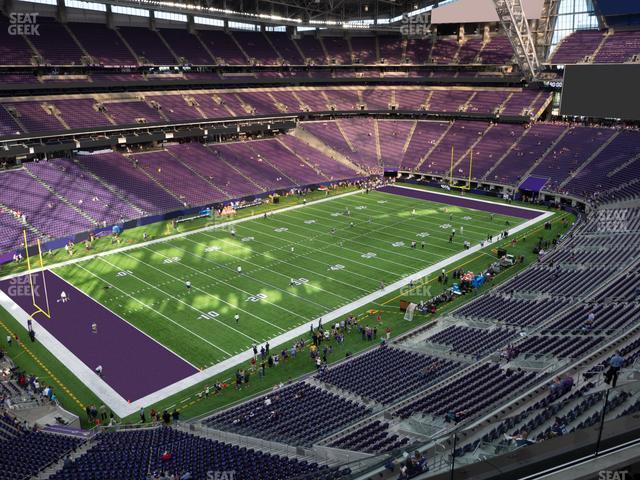 Seating view for U.S. Bank Stadium Section 348