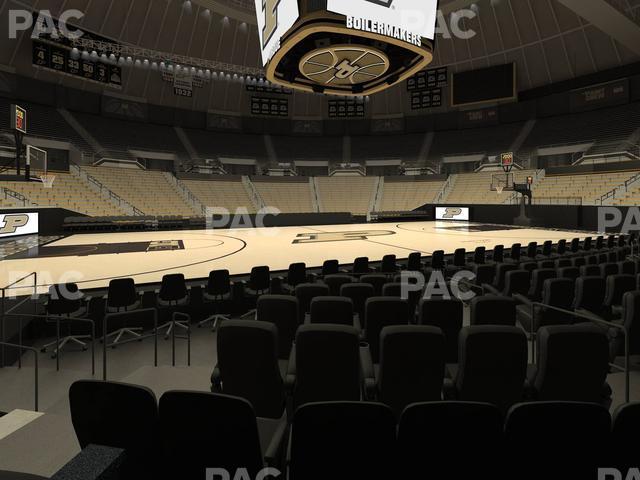 Seating view for Mackey Arena Section Club 11