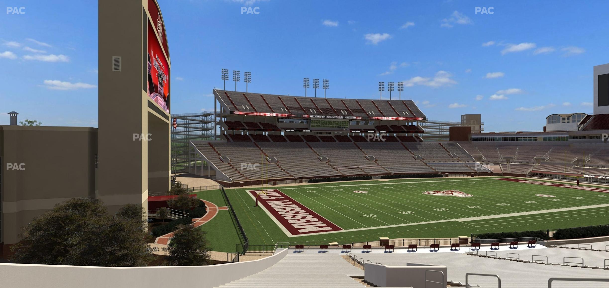 Seating view for Davis Wade Stadium Section 25