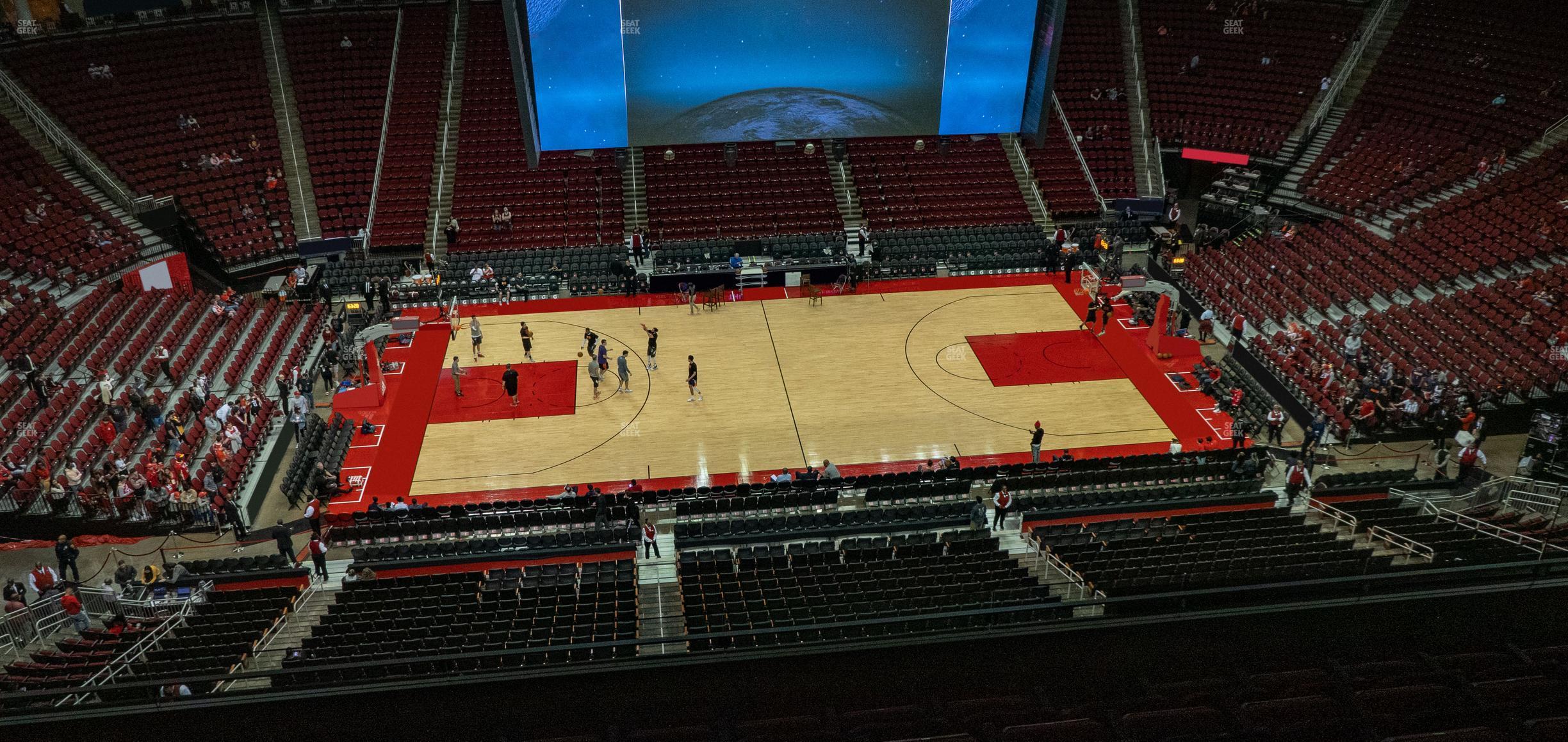 Seating view for Toyota Center Section 410