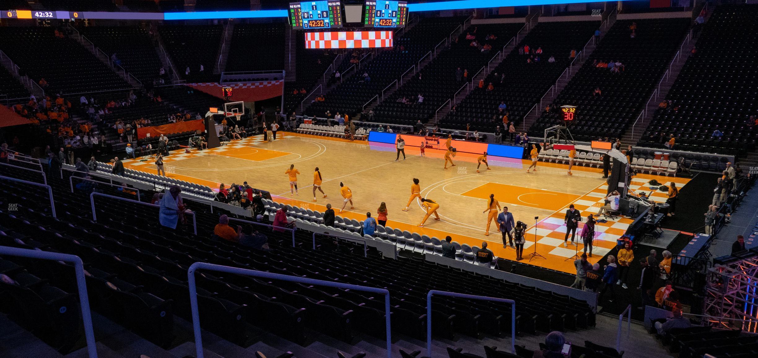 Seating view for Thompson-Boling Arena at Food City Center Section 118