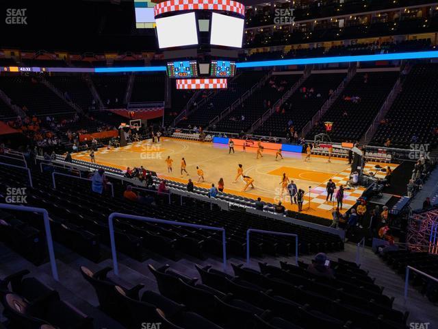 Seating view for Thompson-Boling Arena at Food City Center Section 118