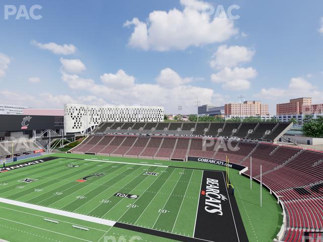 Seating view for Nippert Stadium Section Premium Club 352