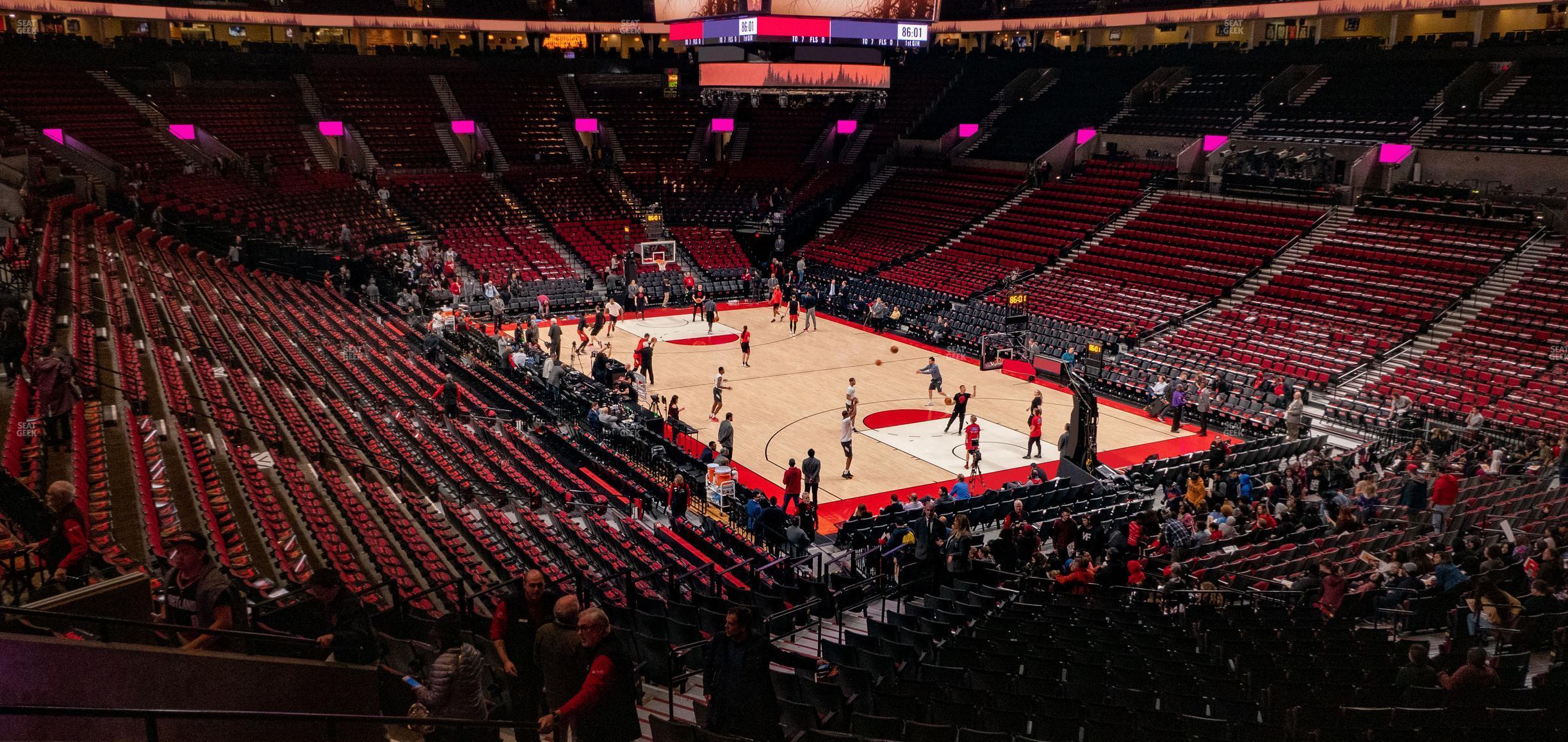 Seating view for Moda Center Section 226