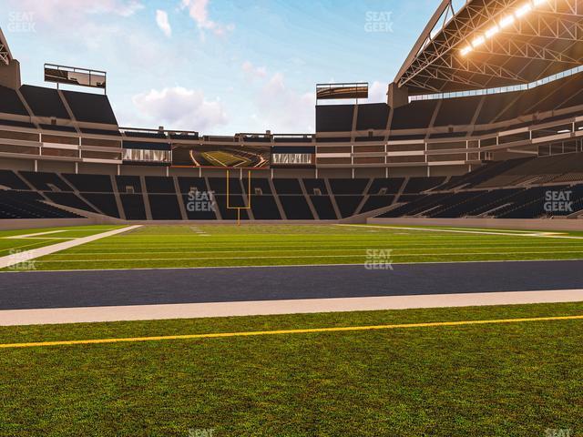 Seating view for Lumen Field Section Red Zone Suite 9