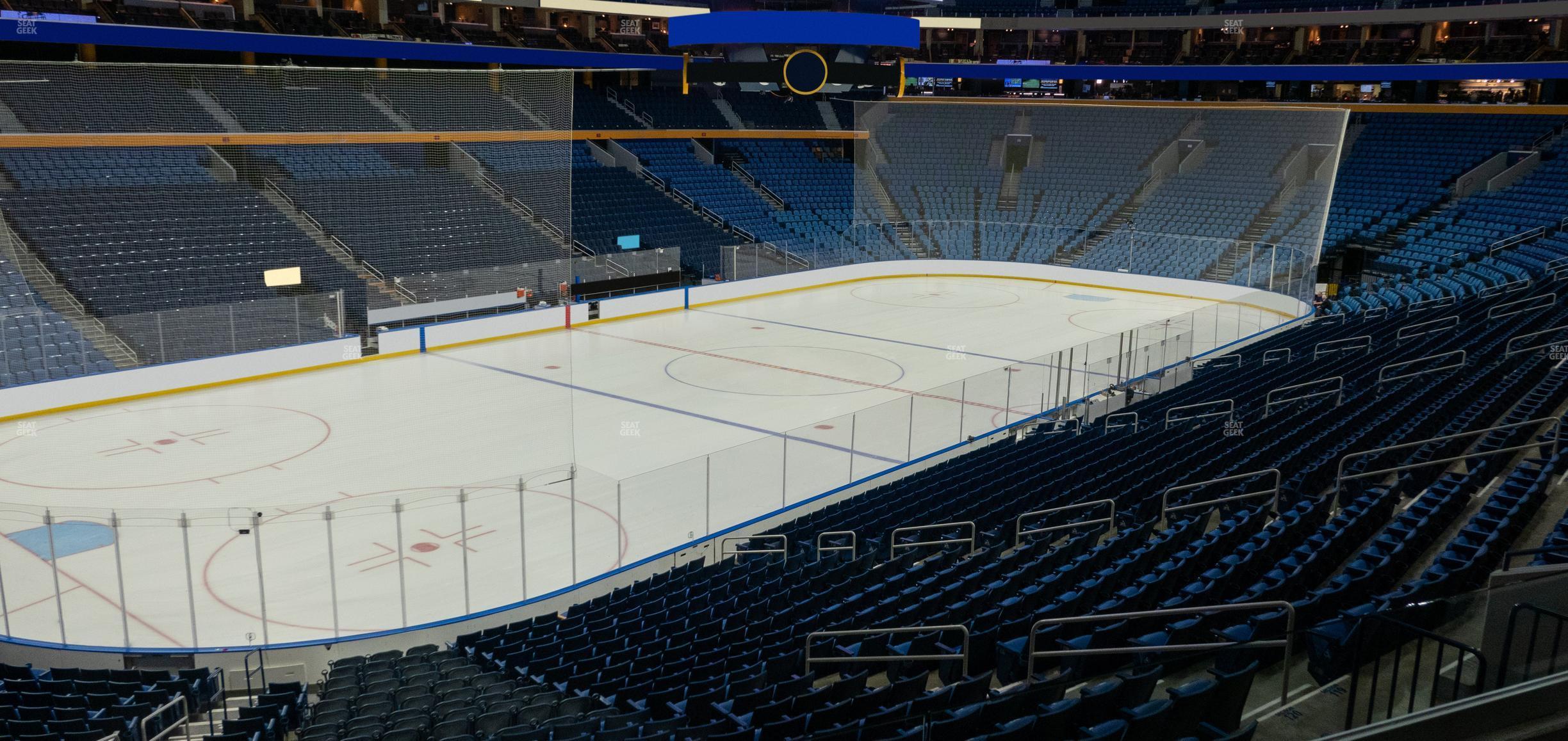 Seating view for KeyBank Center Section 222