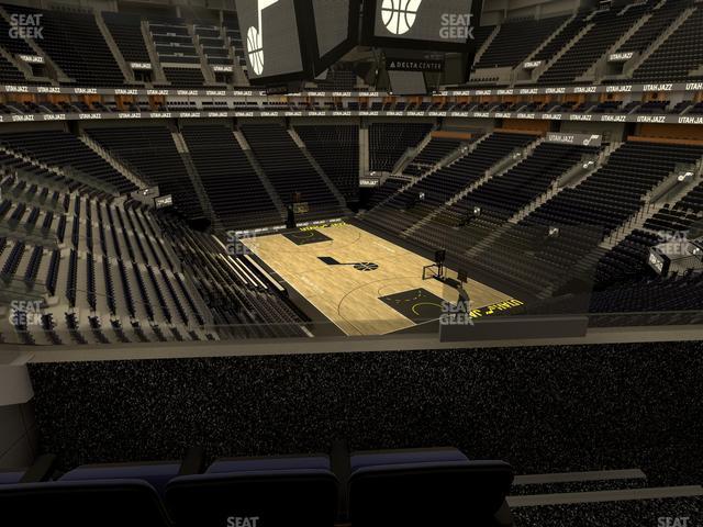 Seating view for Delta Center Section Suite 16