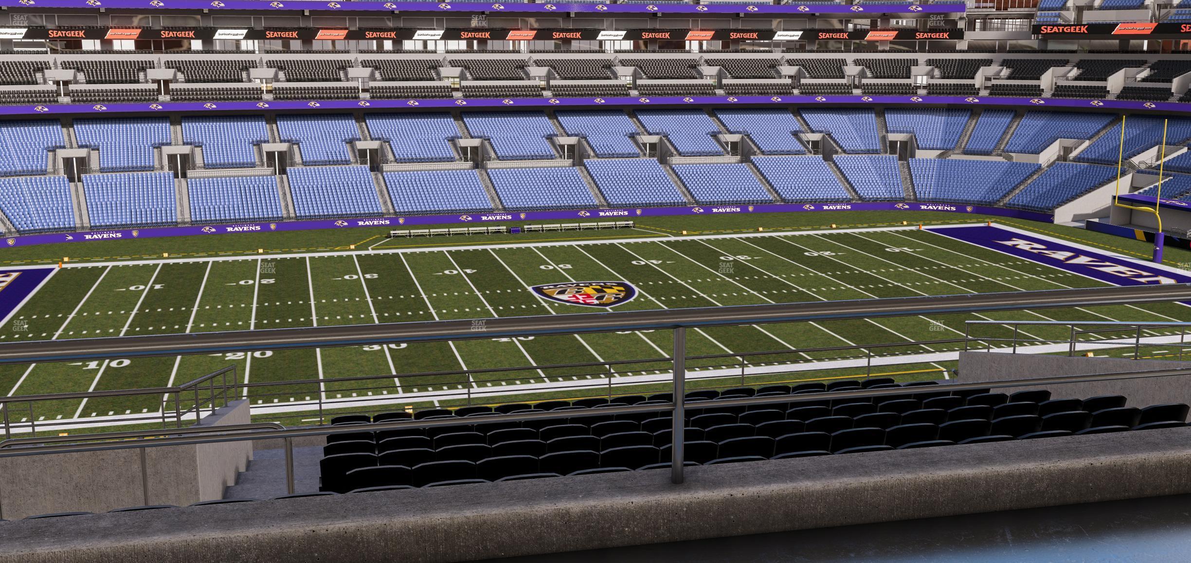 Seating view for M&T Bank Stadium Section Suite 360