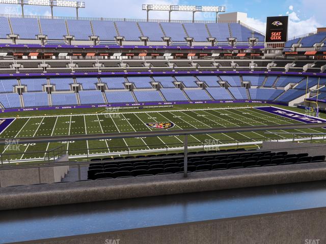 Seating view for M&T Bank Stadium Section Suite 360