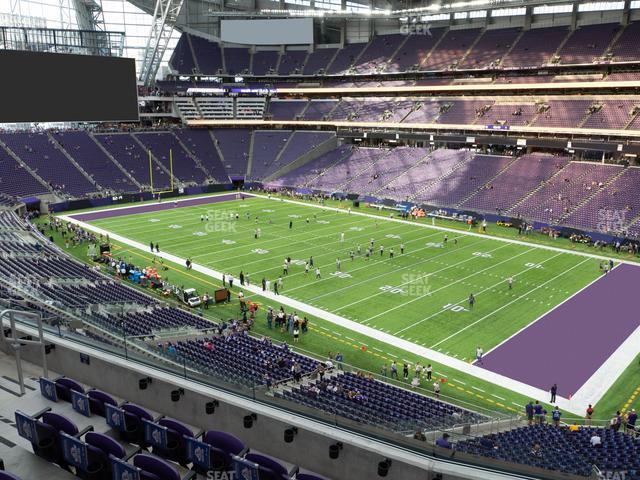 Seating view for U.S. Bank Stadium Section 228