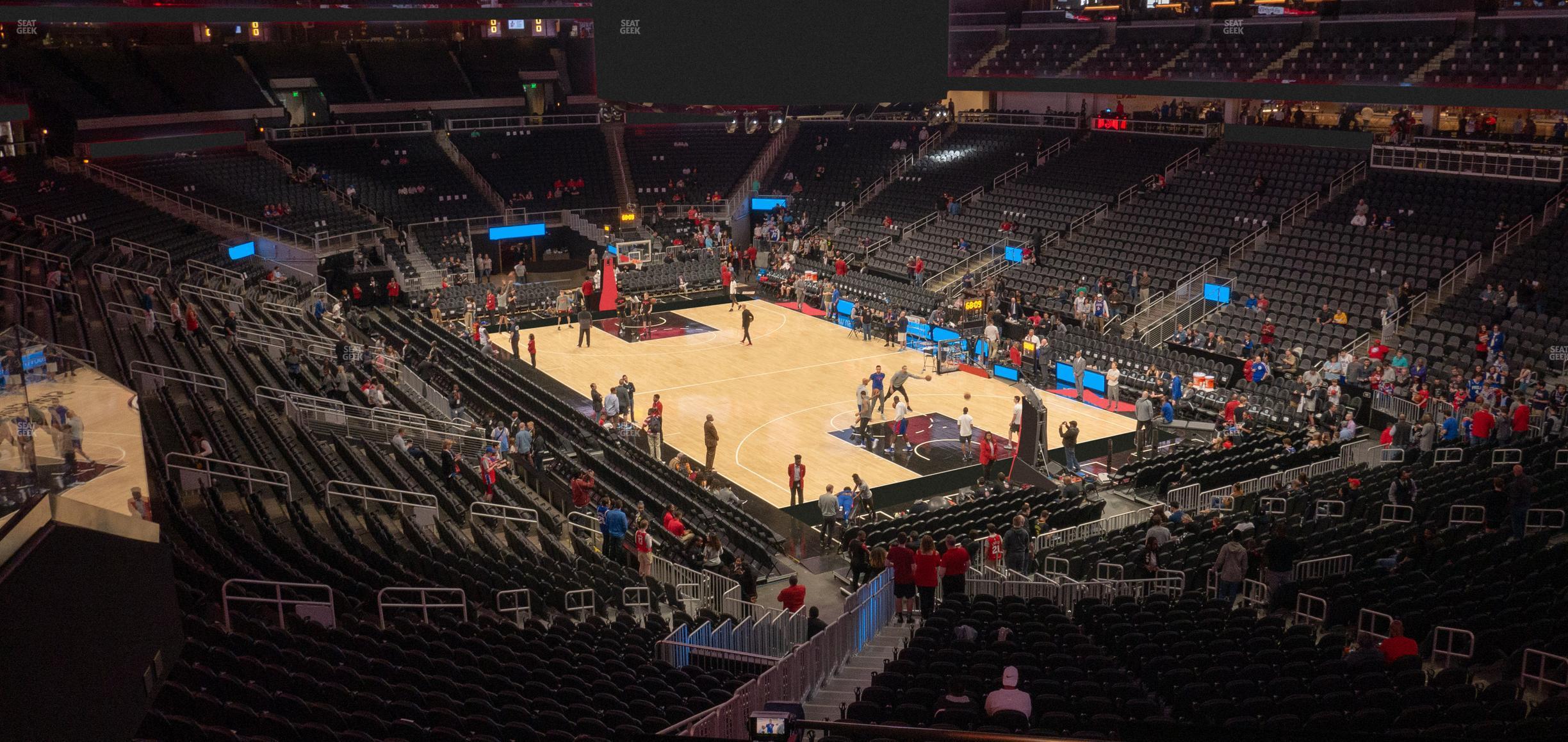 Seating view for State Farm Arena Section T 8