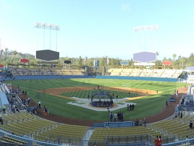 Seating view for Dodger Stadium Section 101 Lg