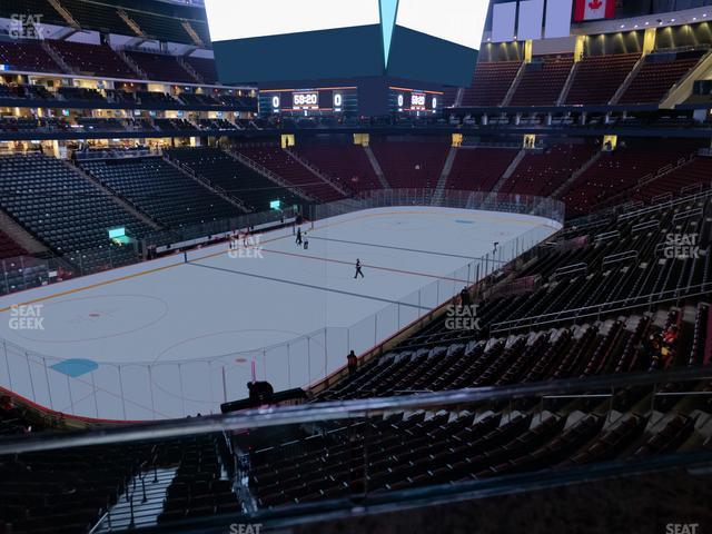 Seating view for Prudential Center Section Restaurant Ledge 1