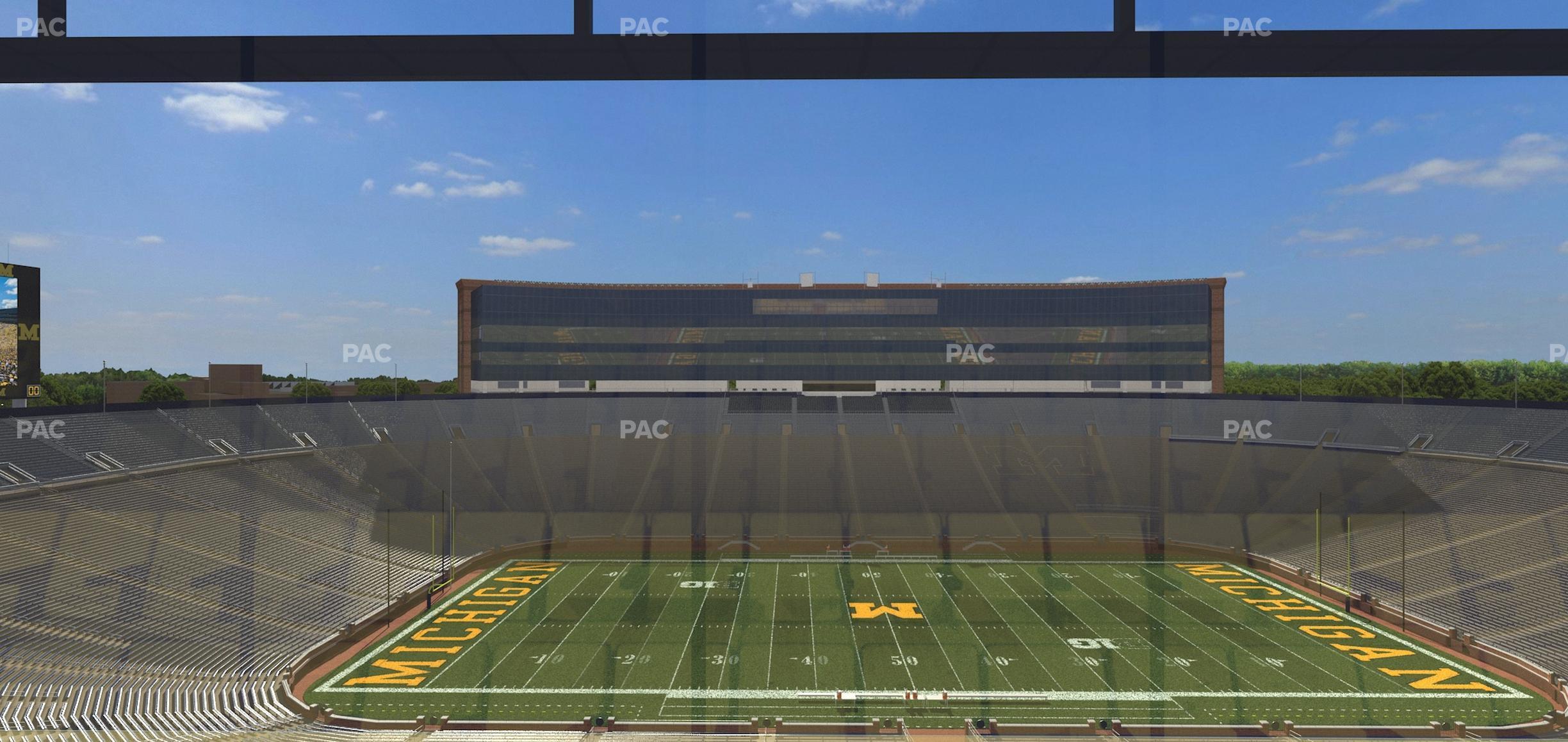 Seating view for Michigan Stadium Section 409