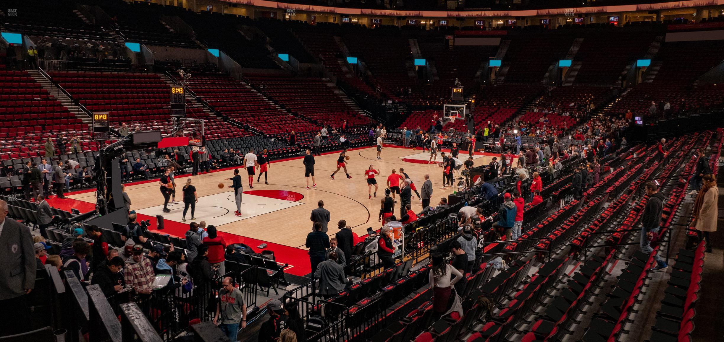 Seating view for Moda Center Section 104