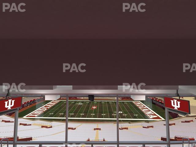 Seating view for Memorial Stadium - Indiana Section Club 403