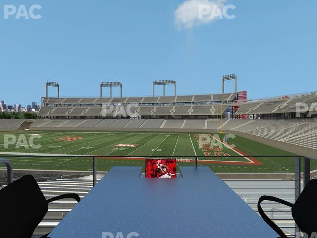 Seating view for TDECU Stadium Section Loge Box 5