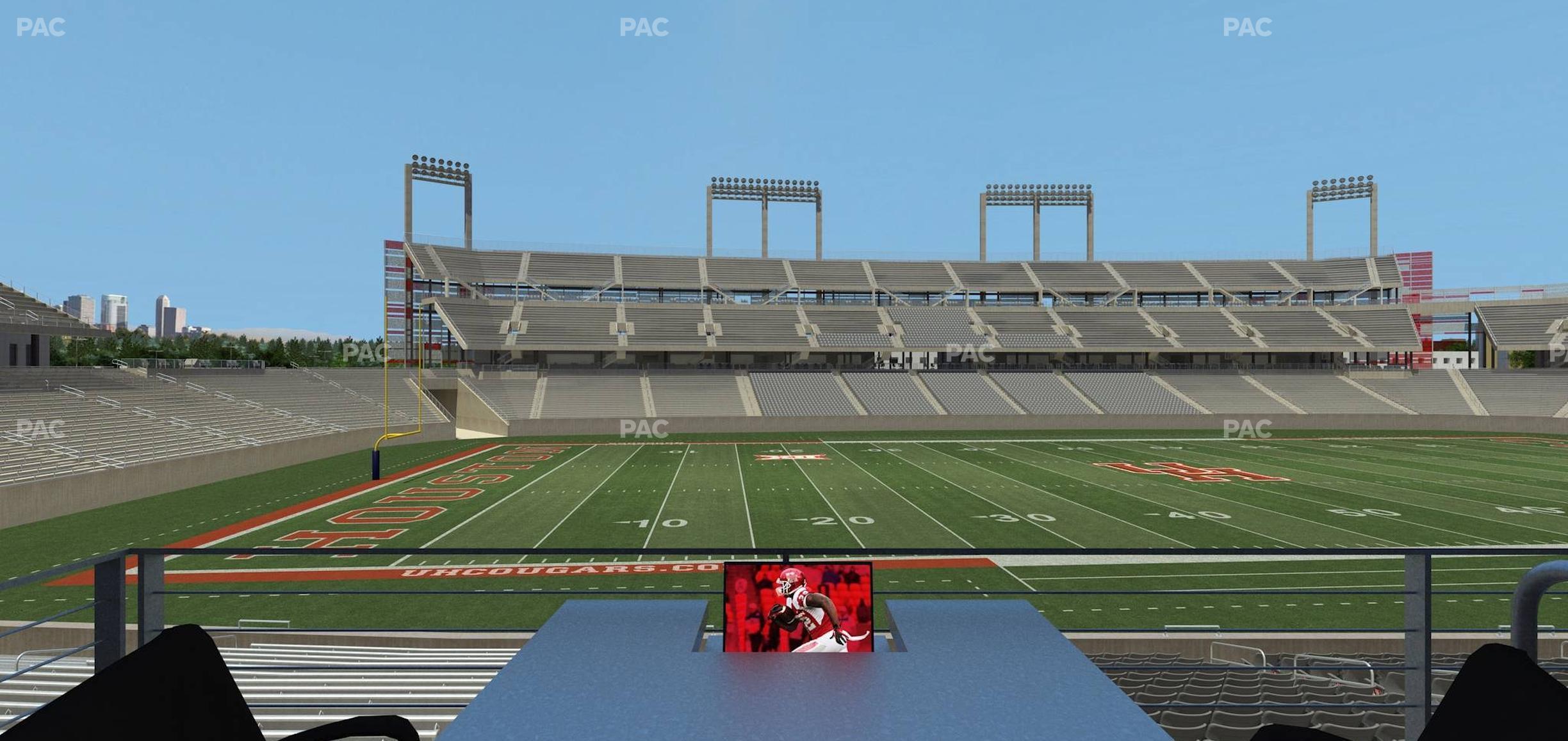 Seating view for TDECU Stadium Section Loge Box 20