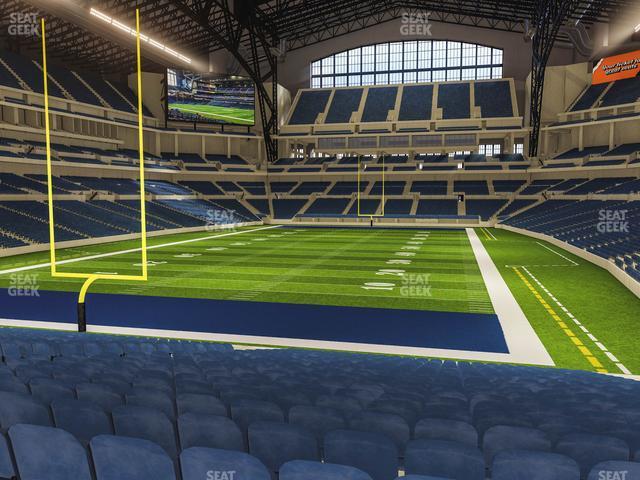 Seating view for Lucas Oil Stadium Section 152