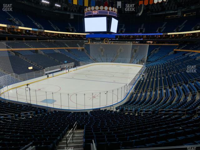 Seating view for KeyBank Center Section 224