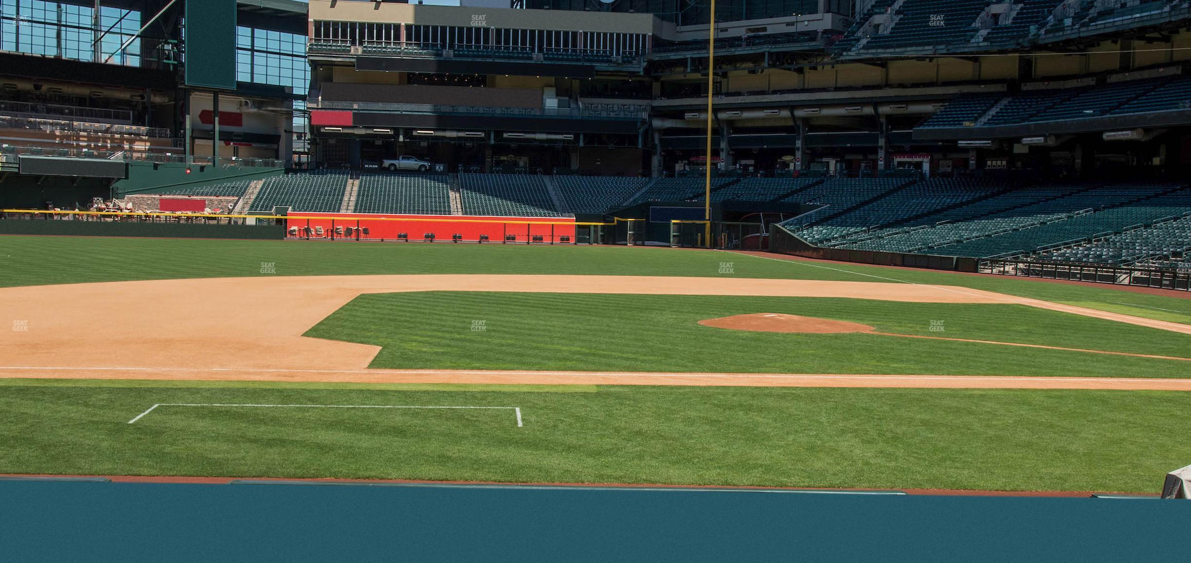 Seating view for Chase Field Section O