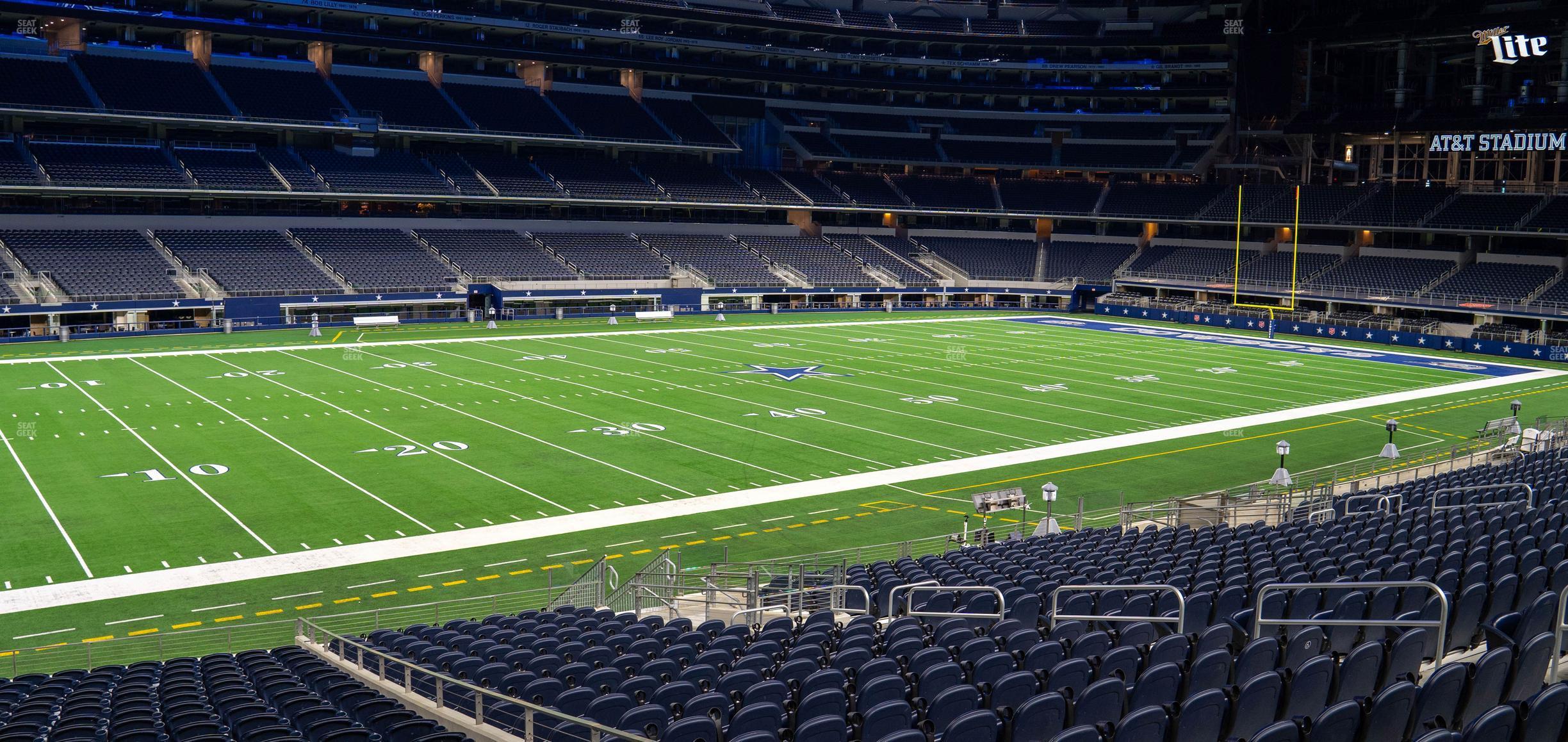 Seating view for AT&T Stadium Section Hall Of Fame Suite 208