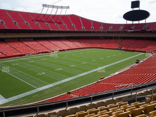 Seating view for GEHA Field at Arrowhead Stadium Section 230