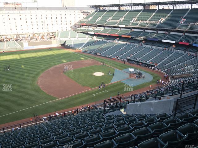 Seating view for Oriole Park at Camden Yards Section 356