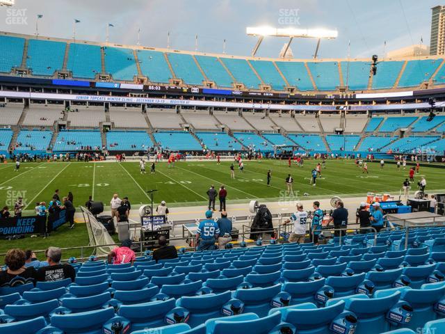 Seating view for Bank of America Stadium Section 133