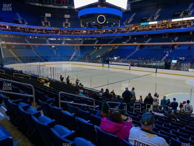 Seating view for KeyBank Center Section 115