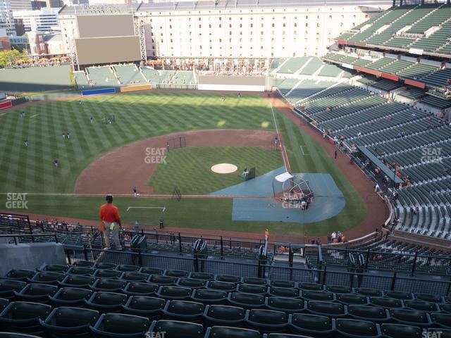 Seating view for Oriole Park at Camden Yards Section 348