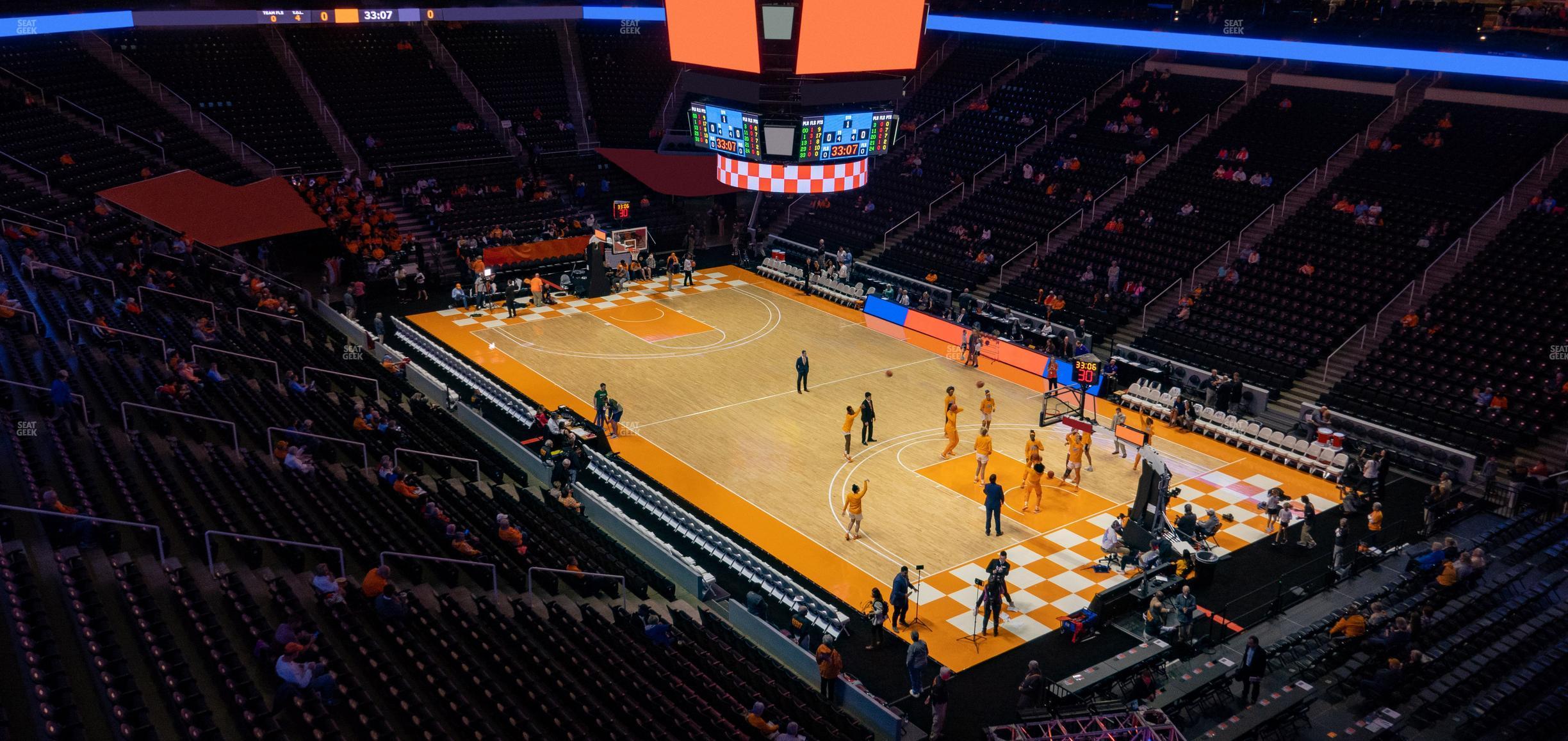 Seating view for Thompson-Boling Arena at Food City Center Section 316