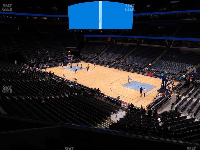 Seating view for FedExForum Section 107 A