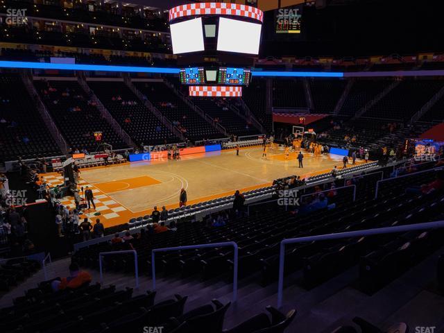 Seating view for Thompson-Boling Arena at Food City Center Section 124