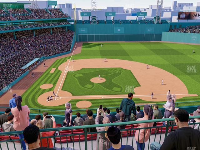 Seating view for Fenway Park Section Aura Pavilion Box 3