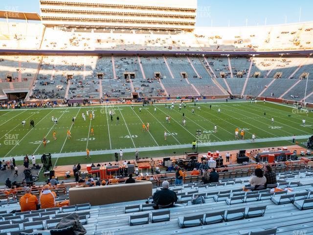 Seating view for Neyland Stadium Section V