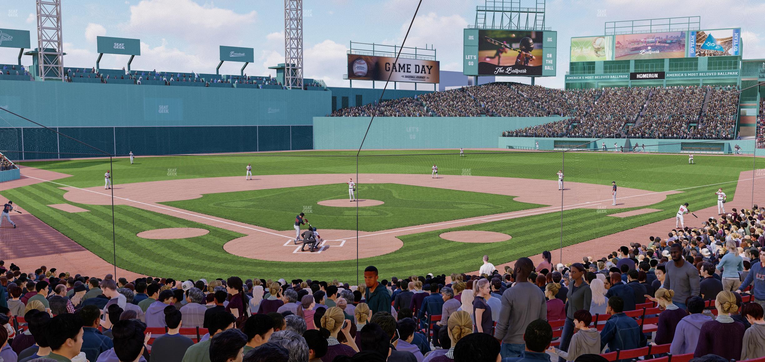 Seating view for Fenway Park Section Loge Box 129